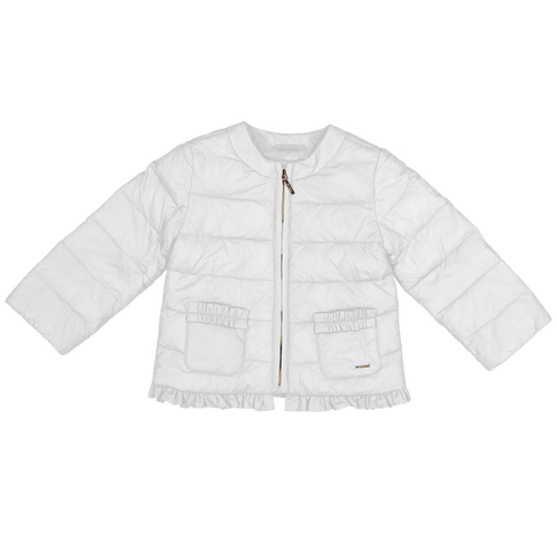 Mayoral Baby White Lightweight Jacket