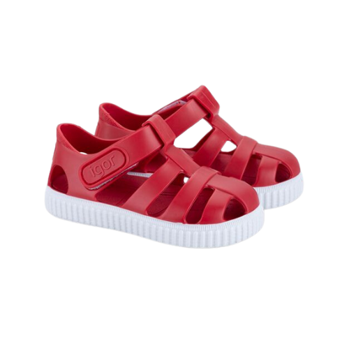 Red jelly shoes discount