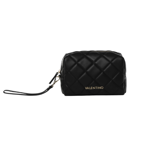 Valentino Black Quilted 'Ocarina' Cosmetics Bag