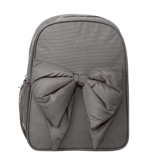 Caramelo Girls Grey Bow Backpack