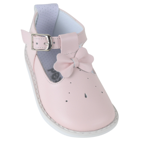 Pex Baby Pink Oriana Bow Shoes