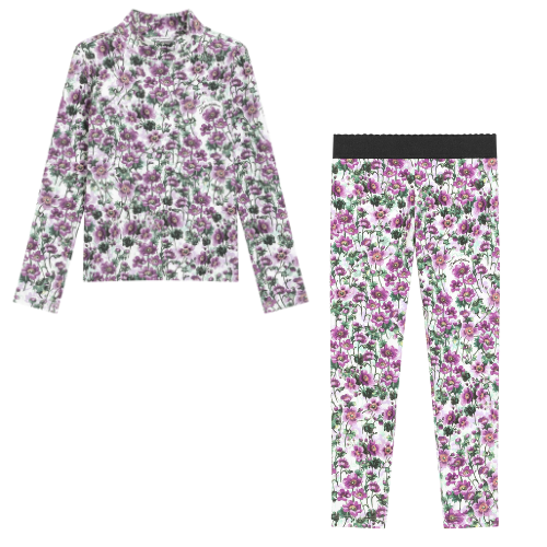 Dolce & Gabbana Girls Floral Leggings Set