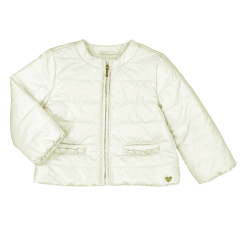 Mayoral Baby Girls White Quilted Jacket