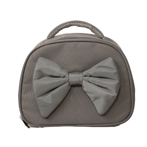 Caramelo Girls Grey Bow Lunchbag