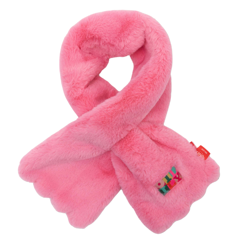 Oilily Girls Pink Faux Fur Anessi Scarf
