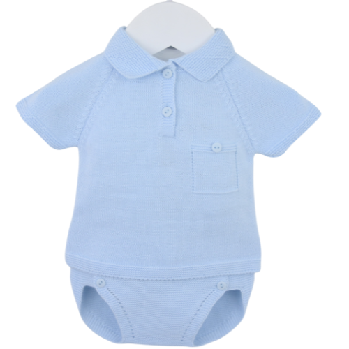 Pex Baby Boys Blue 'Bradley' Pants Suit