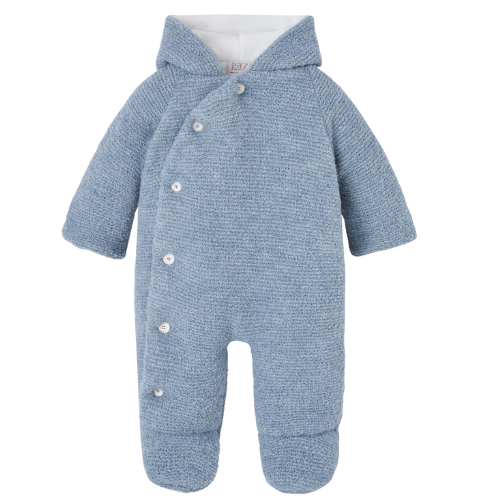 Paz Rodriguez Baby Blue Wool Snowsuit