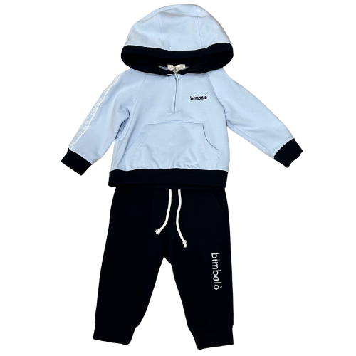 Bimbalo Boys Blue & Navy Hooded Jogsuit