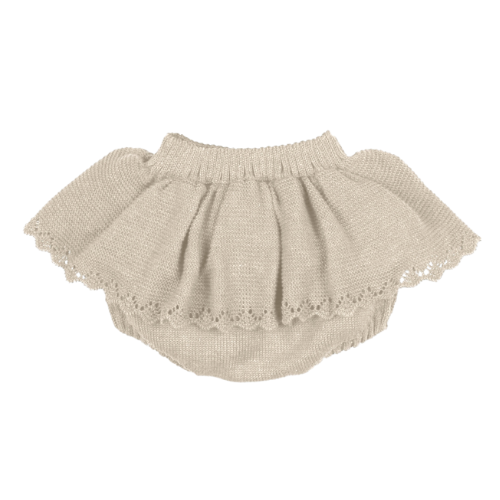 Mac Ilusion Baby Beige Knit Knickers