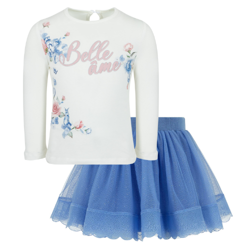 Lapin House Girls Blue Tulle Skirt Set