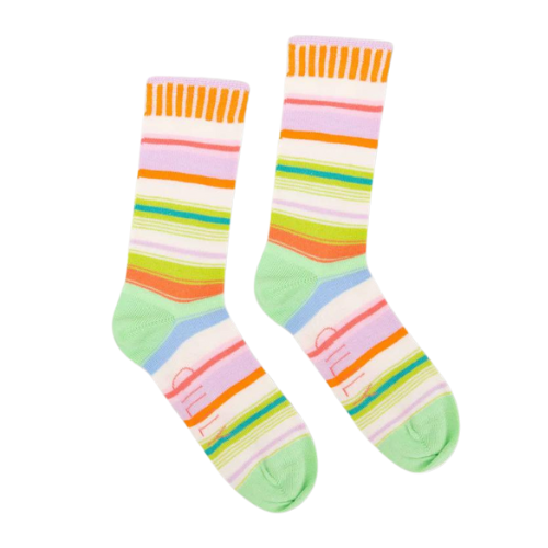 Oilily Girls Pink Stripe Malia Socks