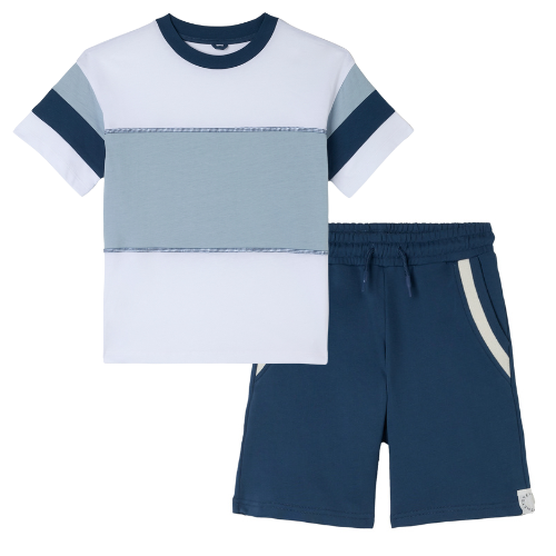 Stella McCartney Boys Blue Shorts Set