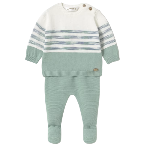 Mayoral Baby Boys Mint Knit Outfit