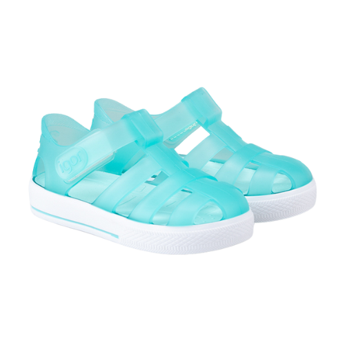 Igor Aquamarine Star Jelly Sandals