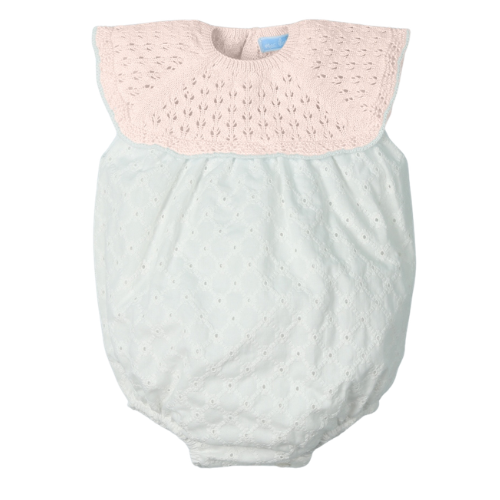 Mac Ilusion Baby White/Nude Romper