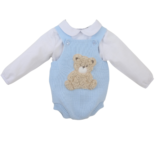 Pex Baby Boys Blue Bear Outfit