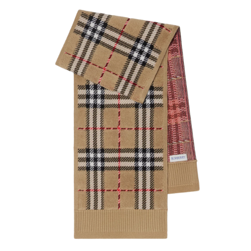 Burberry Check Wool Scarf