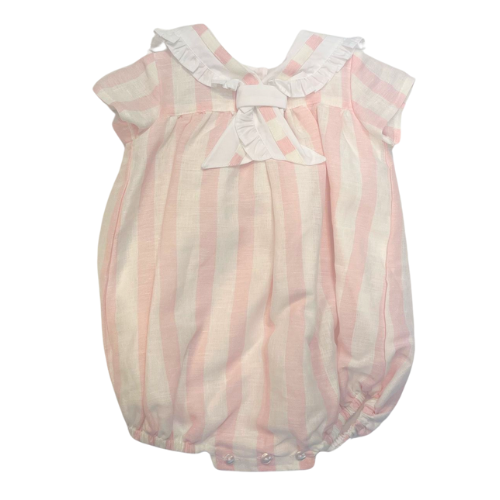 Puro Mimo Baby Pink Stripe Romper