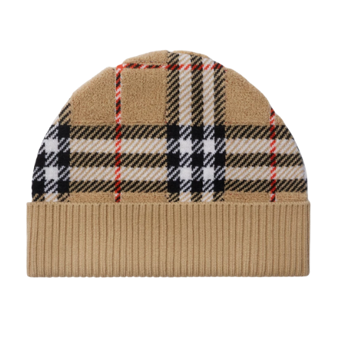 Burberry Check Wool Hat