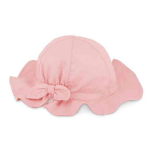 Mayoral Baby Pink Bow Sunhat