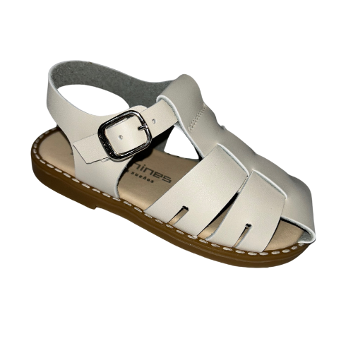 Andanines Boys Beige Caged Sandals