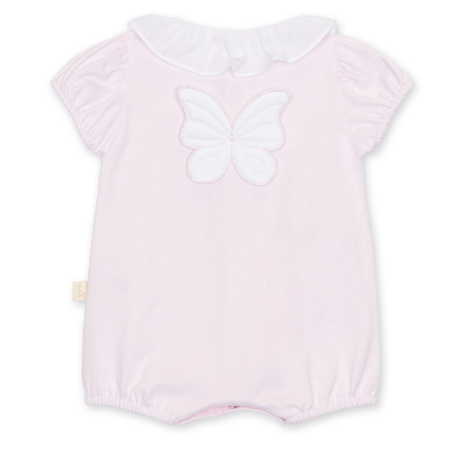 Baby Gi Pink Cotton Butterfly Romper