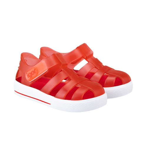 Igor Red Star Jelly Sandals