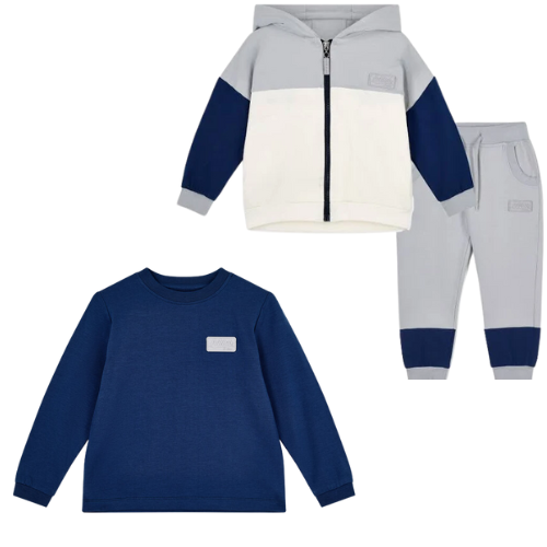 Mitch & Son Boys Grey 'Kayden' Jogsuit Set