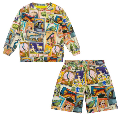 Oilily Boys 'Harvest/Prins' Printed Shorts Set