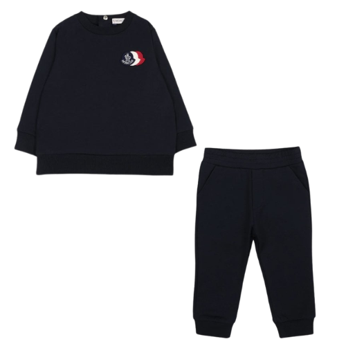 Moncler Enfant Baby Navy Tri Badge Tracksuit