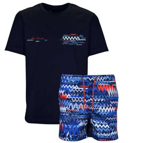 Moda Bandidos Navy Oscilate Swimshorts Set