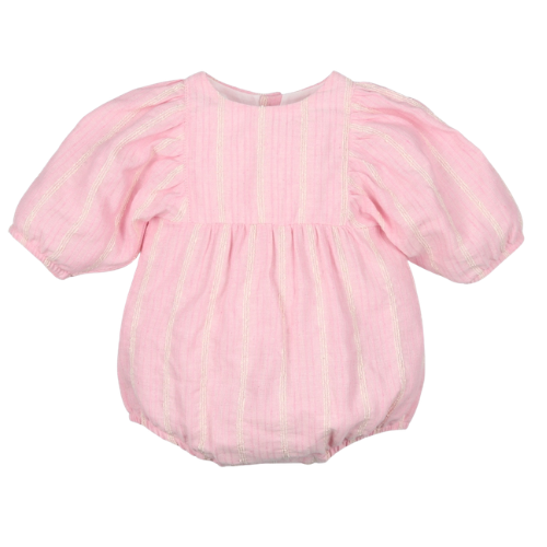 Mac Ilusion Baby Pink Stripe Romper
