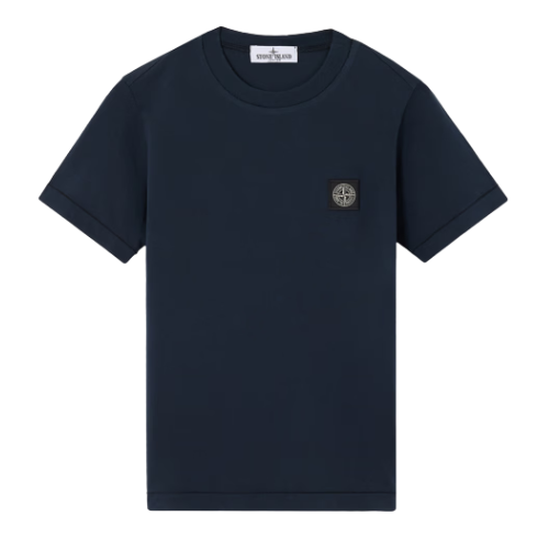 Stone Island Junior Navy Short Sleeve T-Shirt