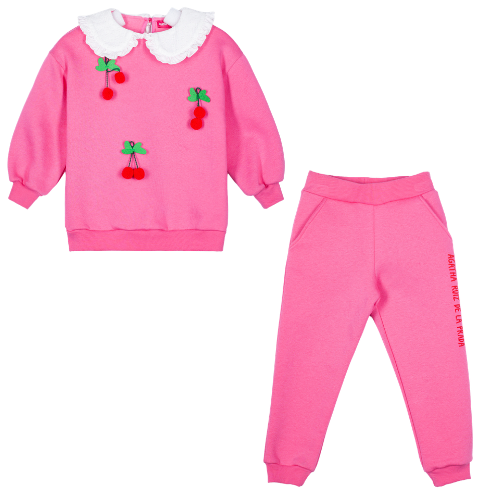 Agatha Ruiz de la Prada Pink Cherry Jogsuit