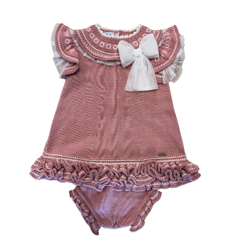 Rahigo Baby Girls Pink Dress Set
