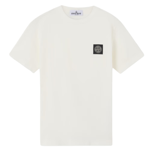 Stone Island Junior Ivory Short Sleeve T-Shirt