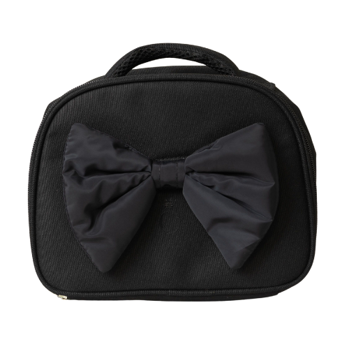 Caramelo Girls Black Bow Lunchbag