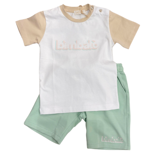 Bimbalo Baby Boys Mint Shorts Set