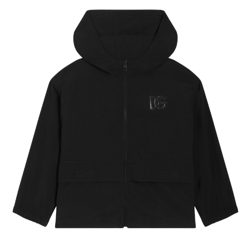 Dolce & Gabbana Boys Black Hooded Jacket