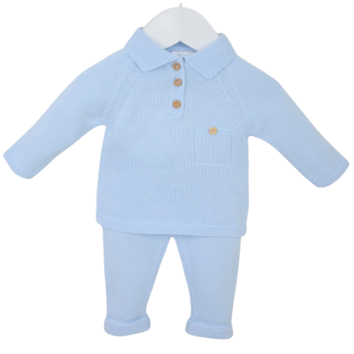 Pex Baby Boys Blue 'Oliver' Trouser Suit