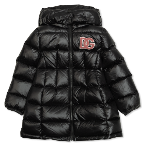 Dolce & Gabbana Girls Black DG Coat