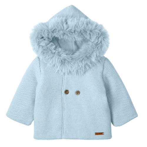 Mac Ilusion Baby Blue Hooded Cardigan