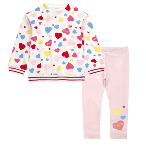 Guess Girls Heart Leggings Set