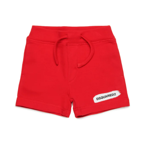 DSQUARED2 Baby Red Logo Shorts