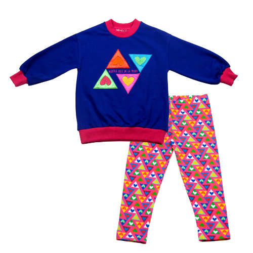 Agatha Ruiz de la Prada Pink Heart Leggings Set