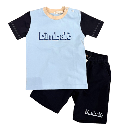 Bimbalo Baby Boys Navy Shorts Set