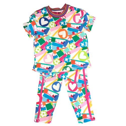 Agatha Ruiz de la Prada Heart Leggings Set