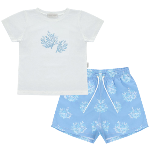 Martin Aranda Blue Swimshorts Set