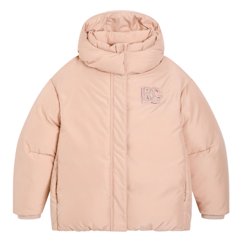 Dolce & Gabbana Girls Pink DG Coat