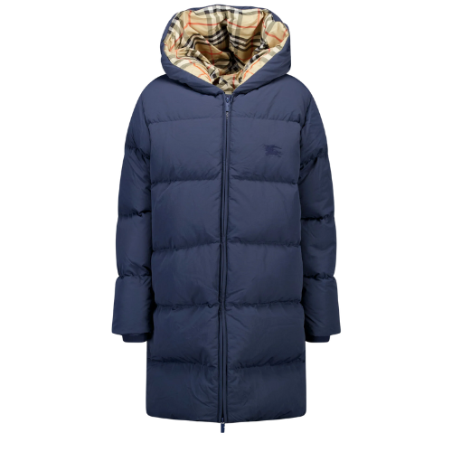 Burberry Kids Blue George Puffer Jacket Nuvola Childrenswear